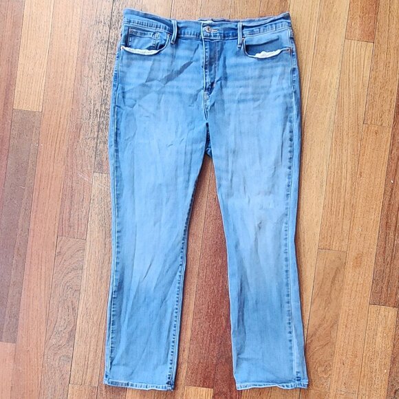 Denizen from Levi's Light Wash High-Rise Straight Jeans Size W32 L28 14 Short - Picture 1 of 15